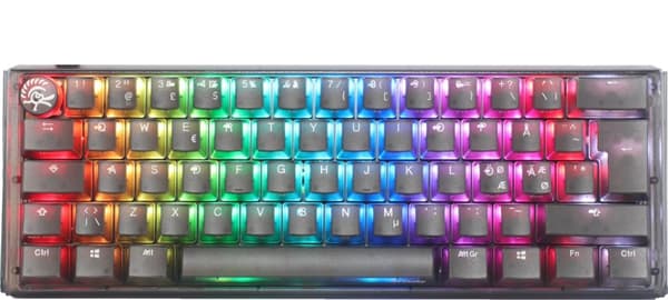 Ducky One 3 - Aura Black Nordic - Mini 60% - Cherry Brown - RGB