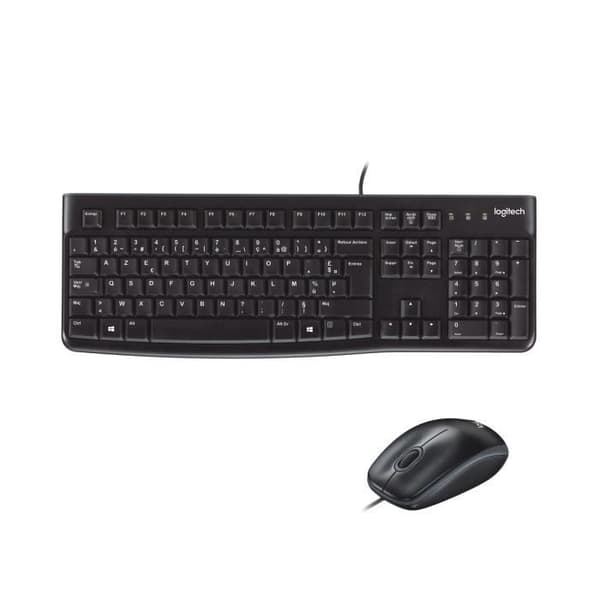 Trådbunden tangentbordsmussats - Logitech - MK120 - AZERTY