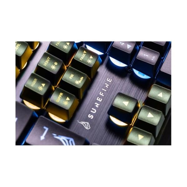 TANGENTBORDSPEL KINGPIN X2 AZERTY SUREFIRE Svart, Metallisk