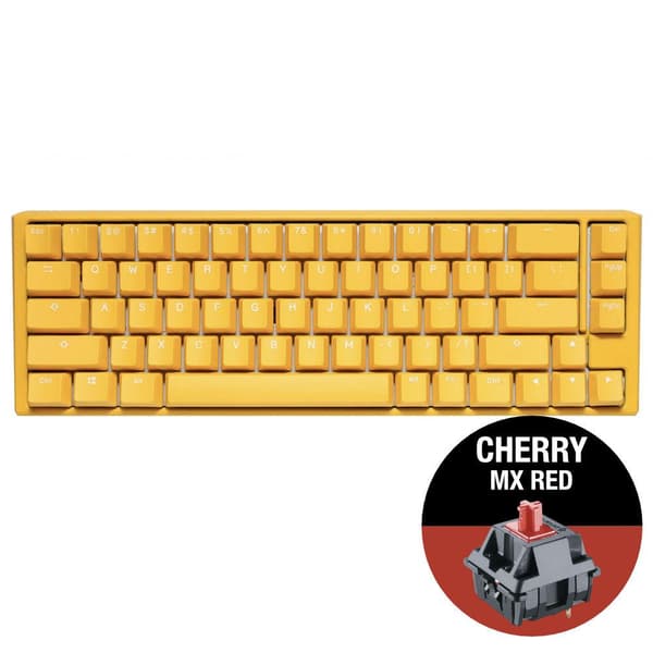Ducky One 3 Yellow SF keyboard Gaming USB QWERTY US English