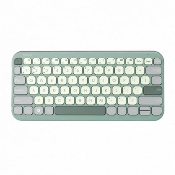 ASUS Marshmallow KW100 keyboard Home Bluetooth US English Green Grøn, Latte