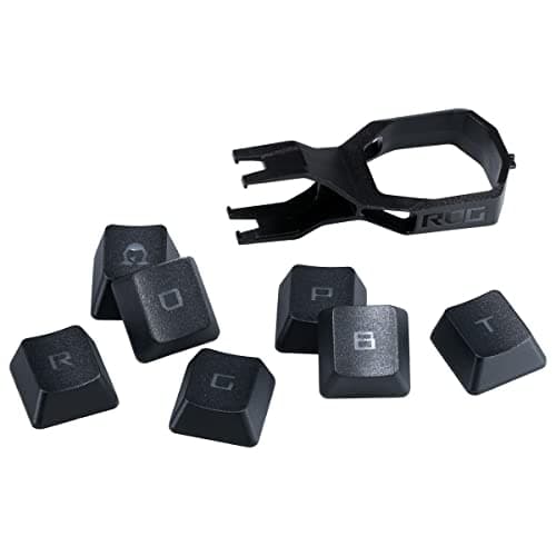 ASUS ROG PBT Doubleshot nøglesæt til optiske mekaniske kontakter ROG RX (robust PBT materiale, føles holdbarhed, dobbelt skud form) sort