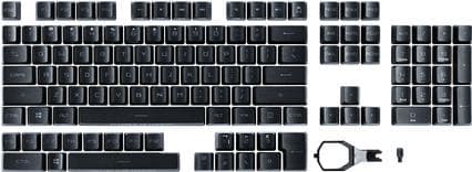 ASUS ROG PBT Doubleshot nøglesæt til optiske mekaniske kontakter ROG RX (robust PBT materiale, føles holdbarhed, dobbelt skud form) sort