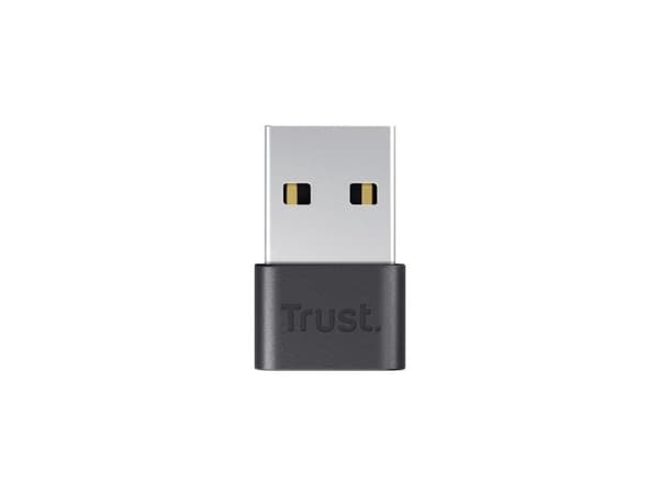 Trust Myna - Nettverksadapter - USB - Bluetooth 5.3, Bluetooth 5.3 LE - svart