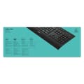 Miniatyrbild 10 av 11: Tangentbord Logitech 920-005217 Svart QWERTY Qwerty US