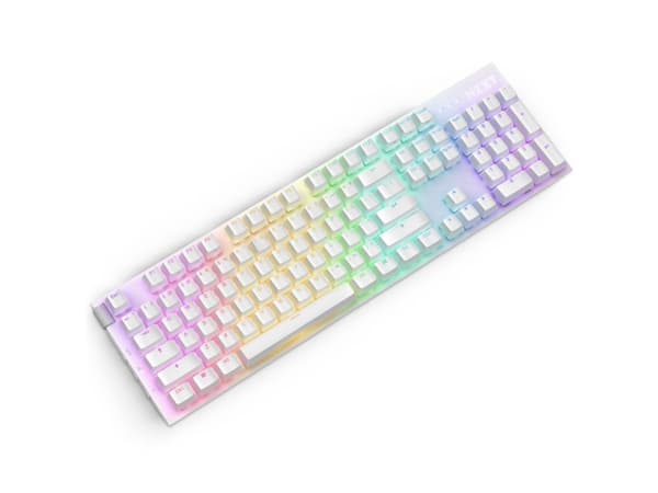 NZXT Function 2, Wired, USB, Optical key switch, QWERTY, RGB LED, White