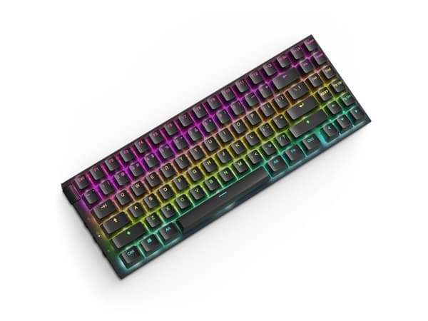 NZXT Function 2 MiniTKL - Tangentbord - mini - backlit - USB - QWERTY - Nordisk - tangentbrytare: NZXT Swift Optical Switches - svart