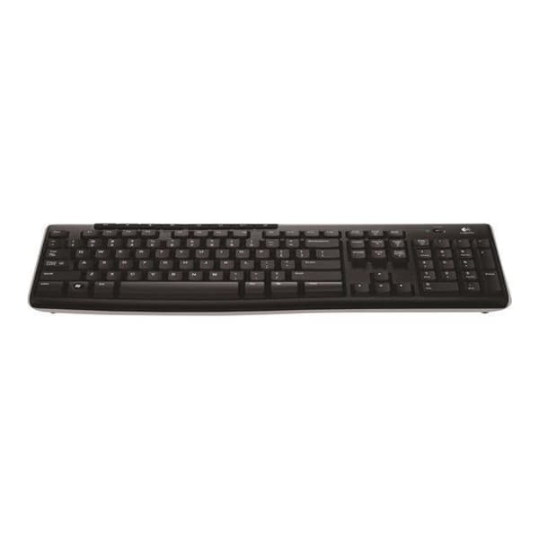 Logitech K270 trådlöst tangentbord - 2,4 GHz - Engelska - Svart - Storbritannien