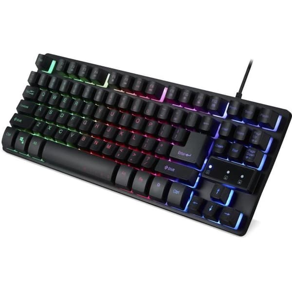 Gamingtangentbord - ACER - GP.KBD11.01W - AZERTY - RGB-bakgrundsbelysning - Membran TKL 80%
