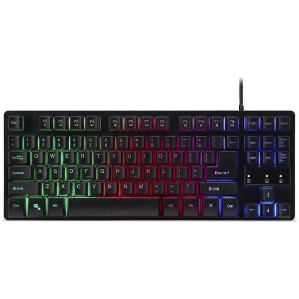 Gamingtangentbord - ACER - GP.KBD11.01W - AZERTY - RGB-bakgrundsbelysning - Membran TKL 80%
