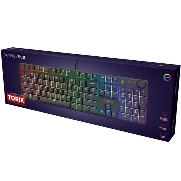 Trust English Keyboard Nordisk Layout Torix Mekaniskt