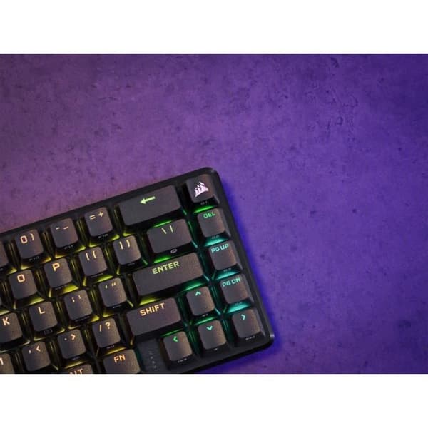Optiskt och mekaniskt speltangentbord - CORSAIR - K65 PRO MINI - RGB LED-bakgrundsbelyst - CORSAIR OPX-omkopplare - Svart