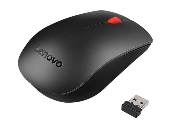 Lenovo Essential Wireless Combo Gen 2 - Tastatur- og mussett - trådløs - 2.4 GHz - Tysk - svart