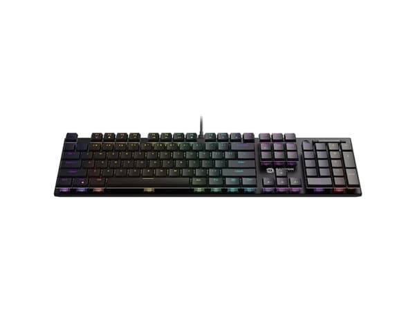 Canyon Cometstrike GK-55, Fullstor (100 %), Kabel, USB, Mekaniska tangentbrytare, QWERTY, Svart