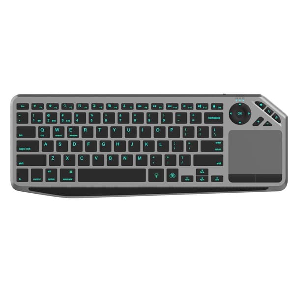 Techly ICTB9801TB tastatur RF Trådløs + Bluetooth QWERTY US Engelsk Sort Sort