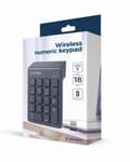 Pikkukuva 4 / 8: Gembird KPD-W-02 numeronäppäimistö Kannettava/PC Bluetooth Musta