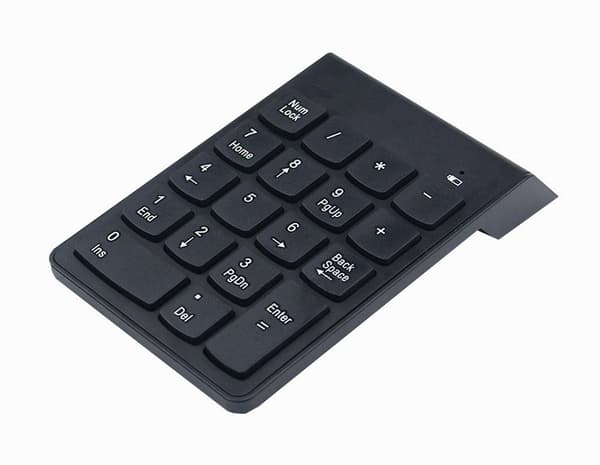 Gembird KPD-W-02 numeronäppäimistö Kannettava/PC Bluetooth Musta