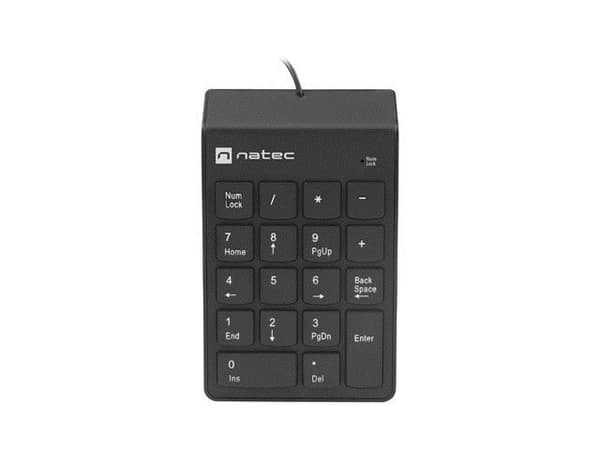 NATEC NUMERONÄPPÄIMISTÖ GOBY 2 USB MUSTA musta