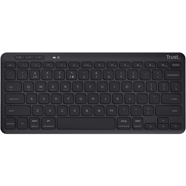 Trust Trådlös English Keyboard Nordisk Layout Lyra Kompakt - Svart