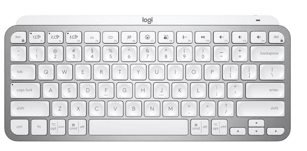 Logitech MX Keys Mini, lysegrå