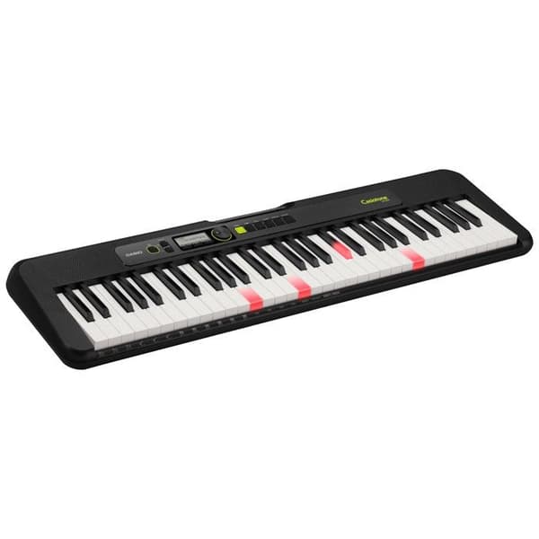 Tangentbord med upplysta tangenter - CASIO - Casiotone LK-S250C7 - Svart - USB - Bakgrundsbelyst Svart