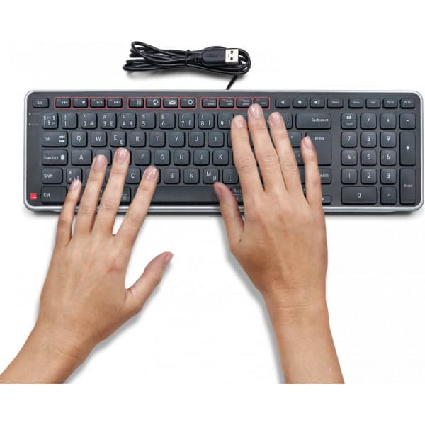 Contour Balance Keyboard - trådbordad tangentbord, för RollerMouse