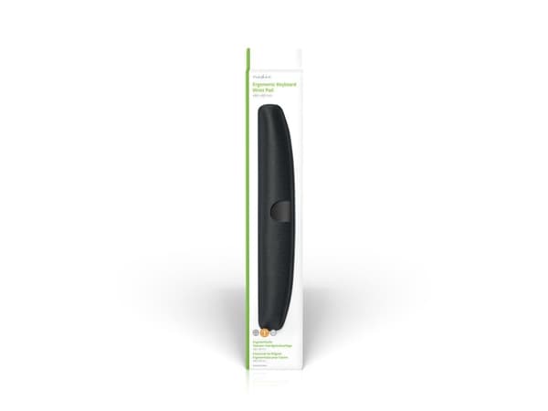 Nedis ERGOGKWP200BK, Tangentbordsknapp, Gel, 480 mm, 80 mm, 22 mm, Svart