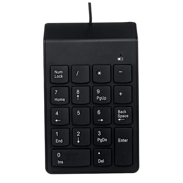 Numerisk tastatur - USB Sort
