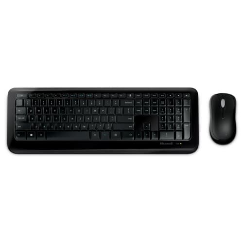 Microsoft PN9-00006 tangentbord Mus inkluderad RF Trådlös QWERTY Nordic Svart Svart