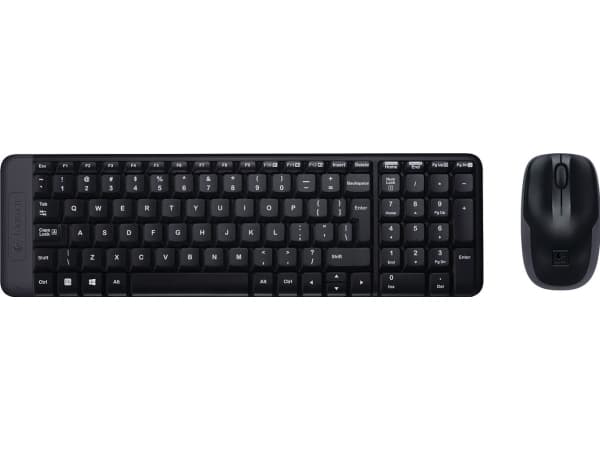Logitech Wireless Combo MK220 - Sats med tangentbord och mus - trådlös - 2.4 GHz - internationell engelska