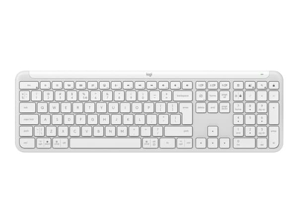 Logitech Signature K950 - Näppäimistö - langaton - QWERTY - US International Valkoinen