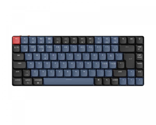 K3 Pro Low Profile Hotswap Trådløs Tastatur RGB Aluminium [Gateron Red]