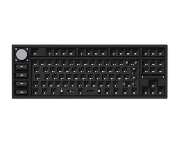Q3 Pro QMK TKL RGB Backlight ISO Knob Version - Barebone - Carbon Black