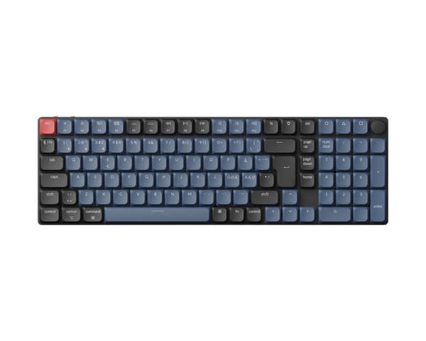 K17 Pro QMK/VIA RGB Hotswap Low Profile Tastatur [Brown]
