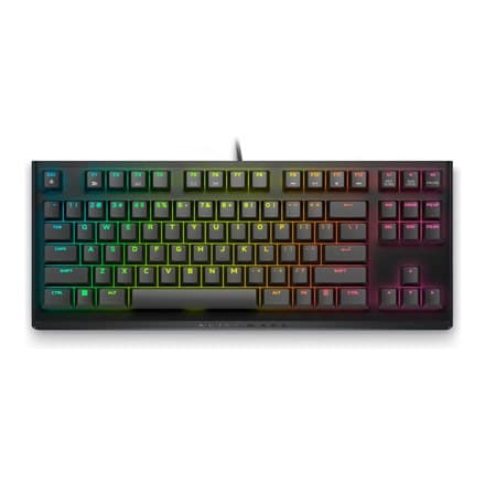 Alienware Tenkeyless AW420K | Gaming tastatur | Kablet | DA | Mørke side af månen | CHERRY MX Udg Sort