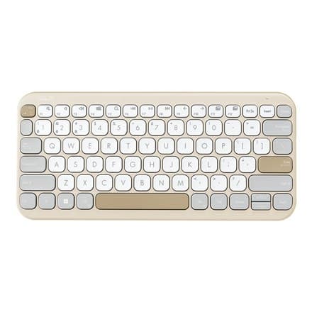 KW100 | Tastatur | Trådløs | USA | Havremælk | Bluetooth Beige, Havre