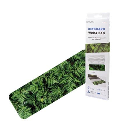 Logilink | Tangentbordsarmband, medium | ID0169 | Handledsstöd | N/A | N/A | Grön