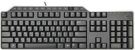 Dell | KB-522 | Multimedier | Kablet | DA | Sort | Hi-Speed USB 2.0 | engelsk | Numerisk tastatur
