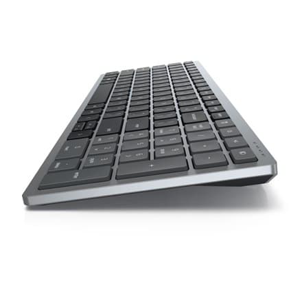 Dell | Tangentbord | KB740 | Tangentbord | Trådlös | RU | m | Titan Grey | 2,4 GHz, Bluetooth 5,0 | 506 g