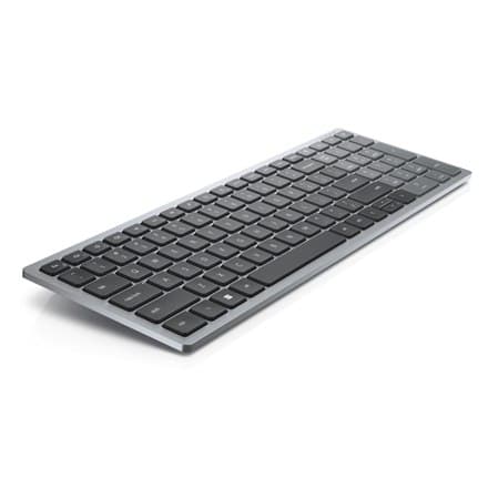 Dell | Tangentbord | KB740 | Tangentbord | Trådlös | RU | m | Titan Grey | 2,4 GHz, Bluetooth 5,0 | 506 g