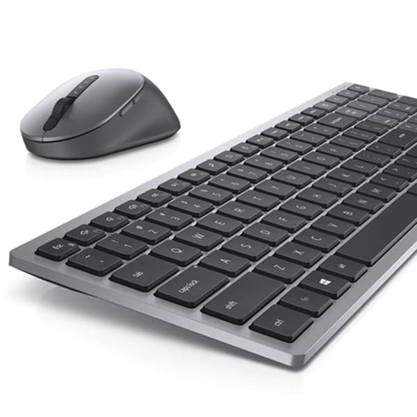 Dell | Tastatur og mus | KM7120W | Tastatur og mus sæt | Trådløs | Batterier inkluderet | USA | Bluetooth | Titan Grey | Nummer