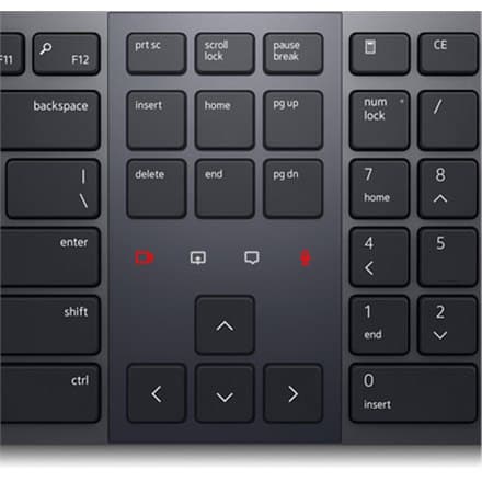 Dell | Premier Collaboration Keyboard | KB900 | Tastatur | Trådløs | US International | Grafit