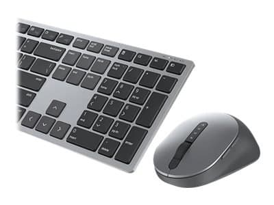 Dell | Premier Multi-Device Tastatur og mus | KM7321W | Tastatur og mus sæt | Trådløs | Batterier inkluderet | USA | Titan g