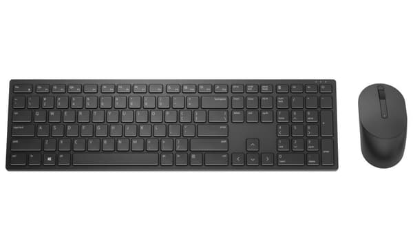 Dell | Pro tastatur og mus (RTL BOX) | KM5221W | Tastatur og mus sæt | Trådløs | Batterier inkluderet | RUC | Sort | Virels