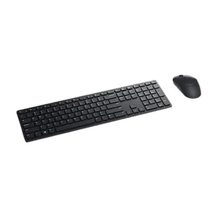 Dell KM5221W Pro | Tastatur og mus sæt | Trådløs | ukrainsk | Sort | 2,4 GHz