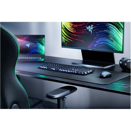 Razer | Speltangentbord | Deathstalker V2 Pro | Speltangentbord | RGB LED-ljus | NORD | Trådlös | Svart | Bluetooth | Numerisk