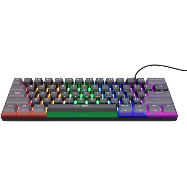 Trust GXT 867 Acira 60% Mini Gamingtangentbord Nordisk layout