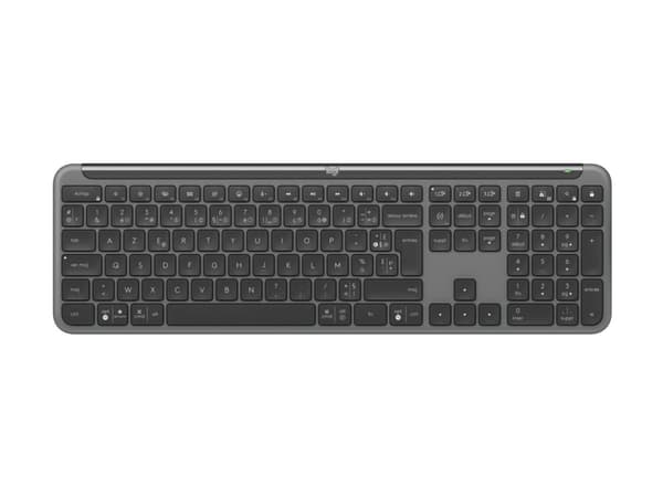Logitech Signature Slim Combo MK950 for Business - Sats med tangentbord och mus - trådlös - Bluetooth 5.1 LE - QWERTY - Nordisk - grafit