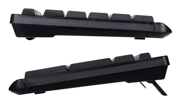 Activejet trådløst tastatur K-3803SW, batteridrevet 1x 1,5V AAA SORT