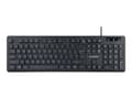 Miniatyrbild 2 av 3: Gembird KB-UML-02 - Tangentbord - bakgrundsbelyst - USB - amerikansk - svart